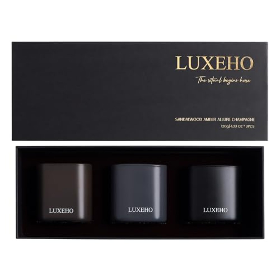 Home Decor Luxury - Luxury Scented Candle Set 3-Pack Home