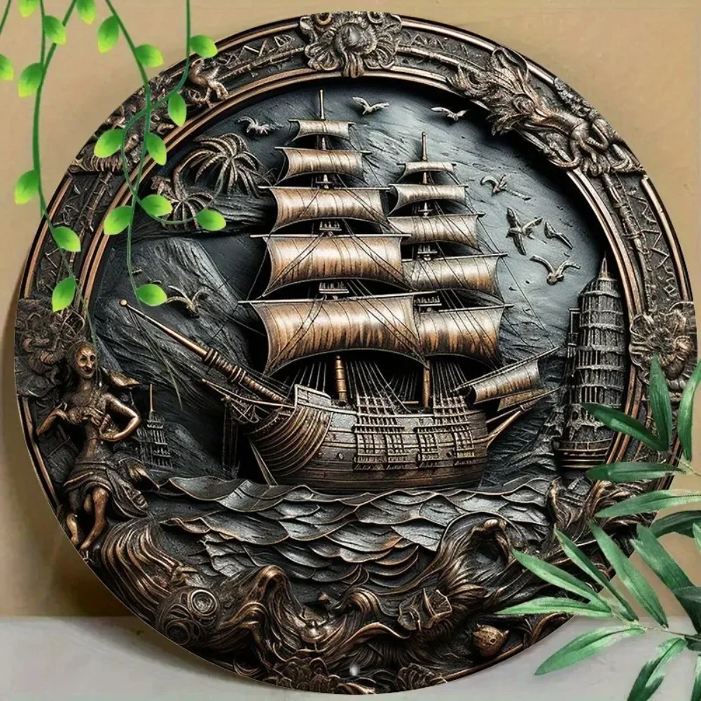 Home Decor Shop - 8in & 11.8in 1pc Round 3D