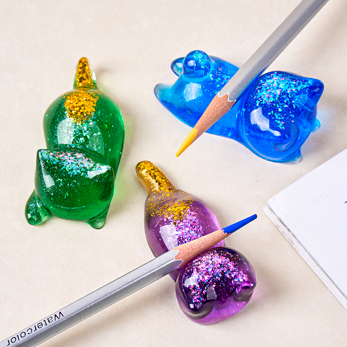 Home Decor Manufacturers - 3D Cat Crystal Epoxy Resin Mold