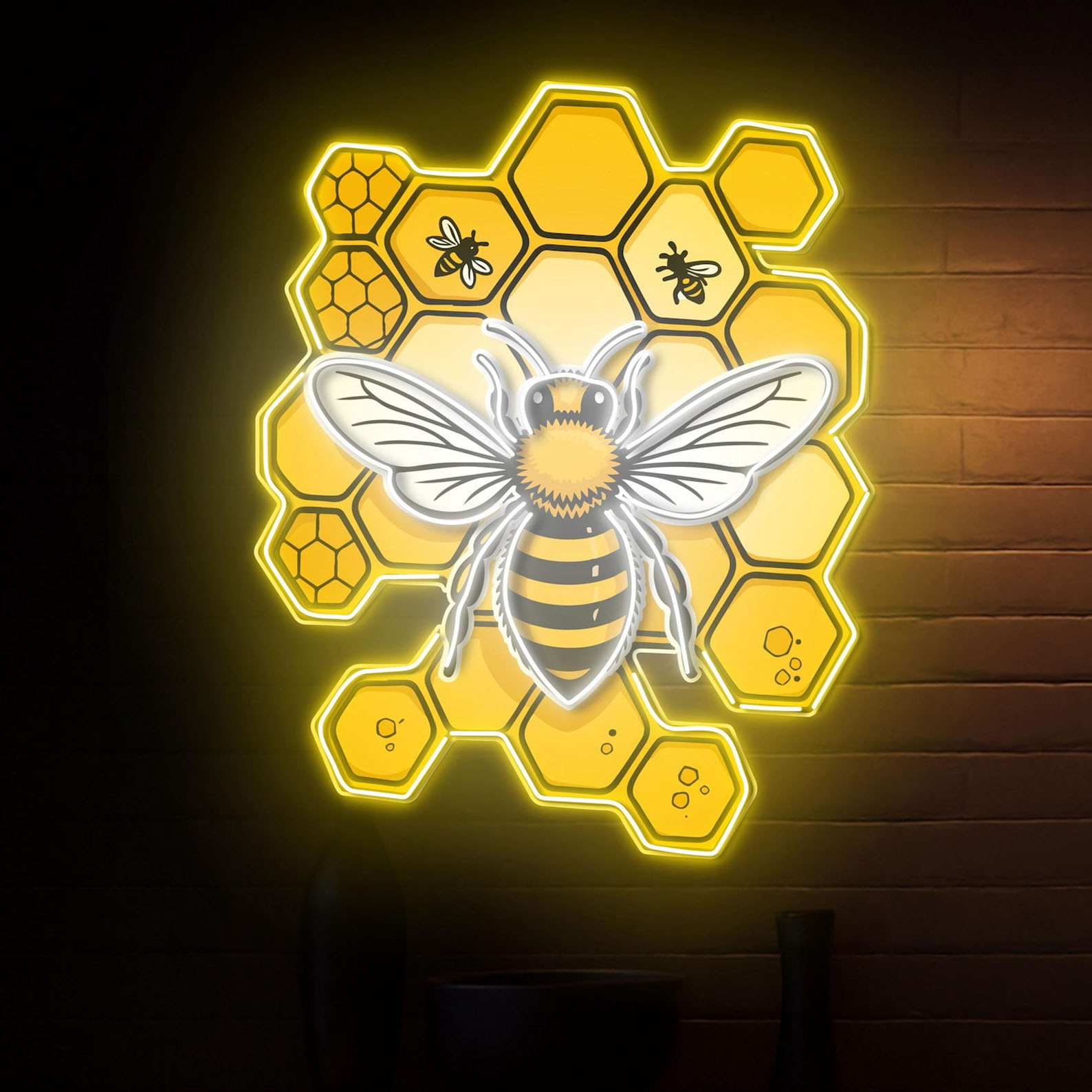 Neon Sign Led Custom - Bee Neon Sign,Garden LED Sign,Bee Lovers