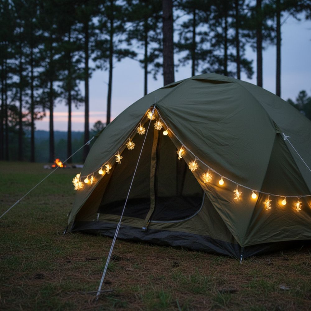String Curtain Light - Plastic LED String Lights Battery Powered