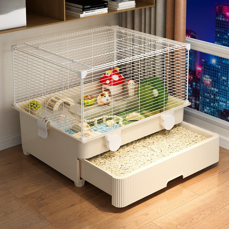 Home Decor Habitat - Large Space Hamster Cage for Syrian