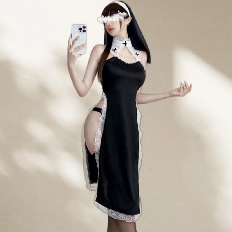 Home Decor You - Sexy Lingerie High Waist Lace Role-playing