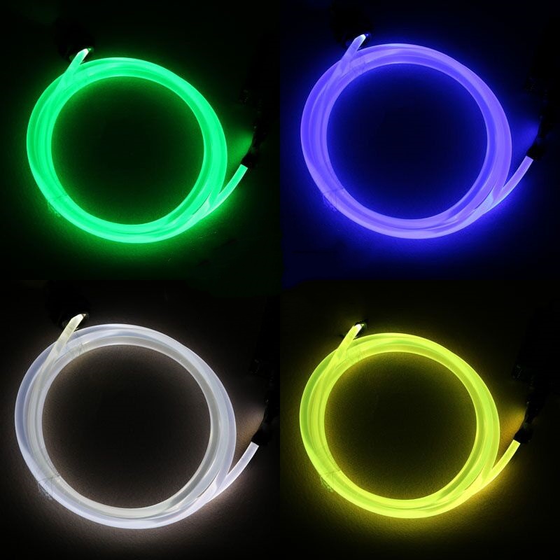 String Curtain Light - Dia.0.25mm~10.0mm Side Glow Fiber Optic Cable
