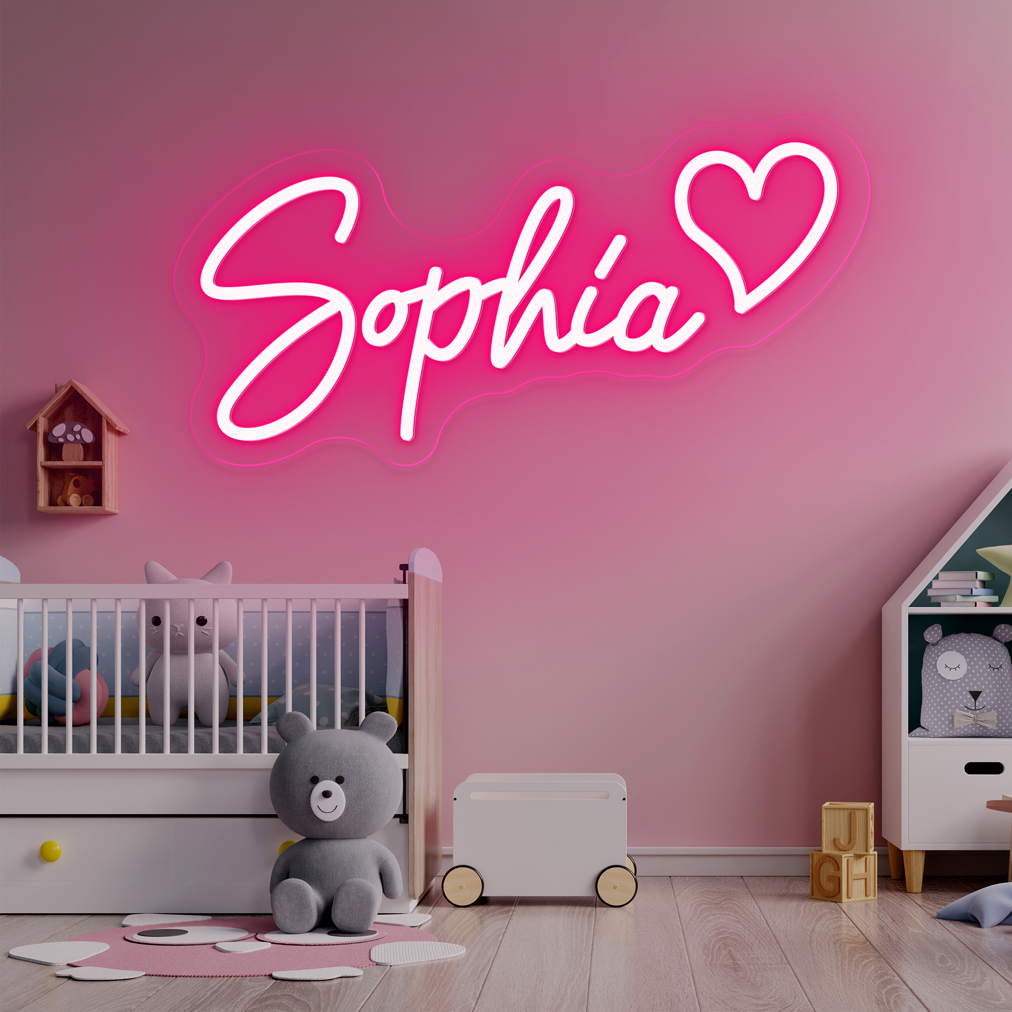 Neon Sign Led Custom - Custom Neon Led Kids Name Neon