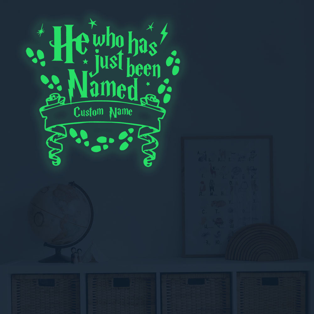 Home Decor Accessories - 1pc Cartoon Magic pattern Custom Name