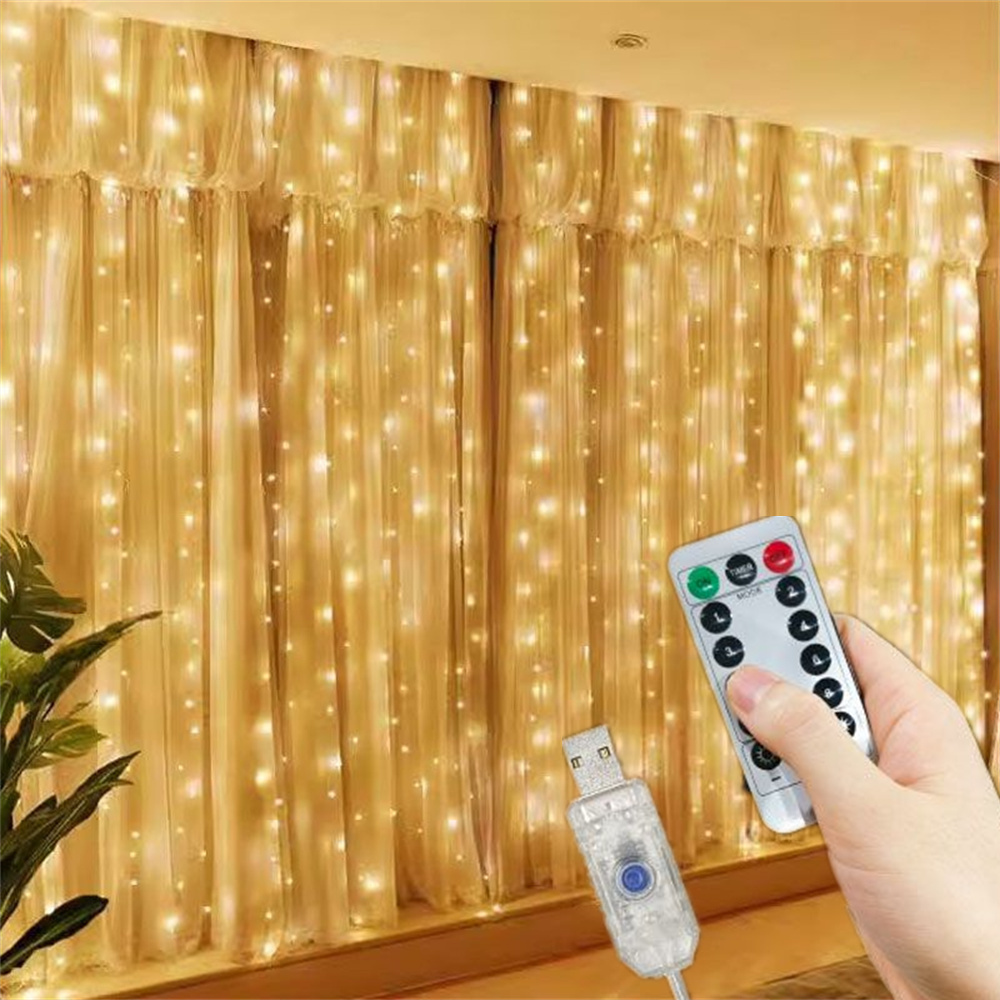 Remote Control Festoon Christm - String Curtain Light 리뷰 및 가격