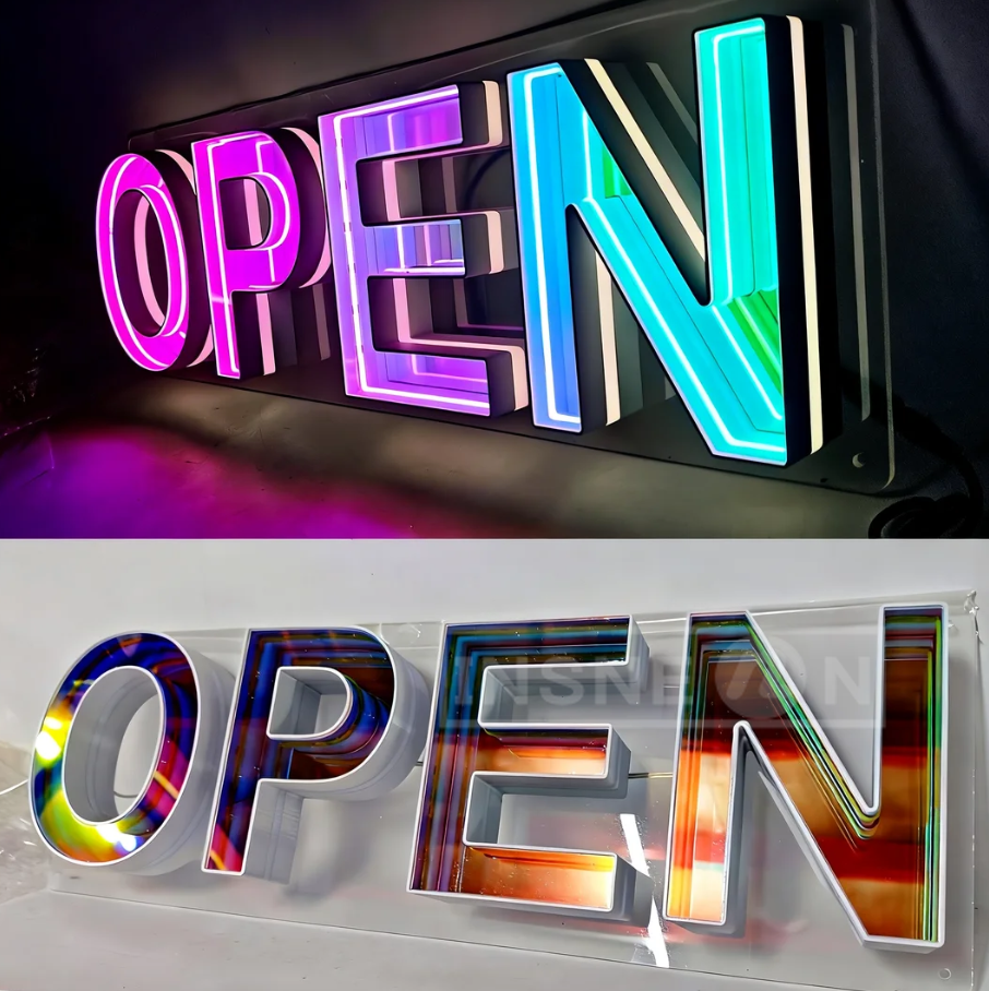 Shop Mirror Sign Custom Infini - Neon Sign Led Custom 리뷰 및 가격