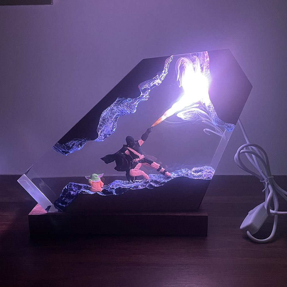 Table Resin Lamp Sci-fi Figure - Home Decor Collection 리뷰 및 가격