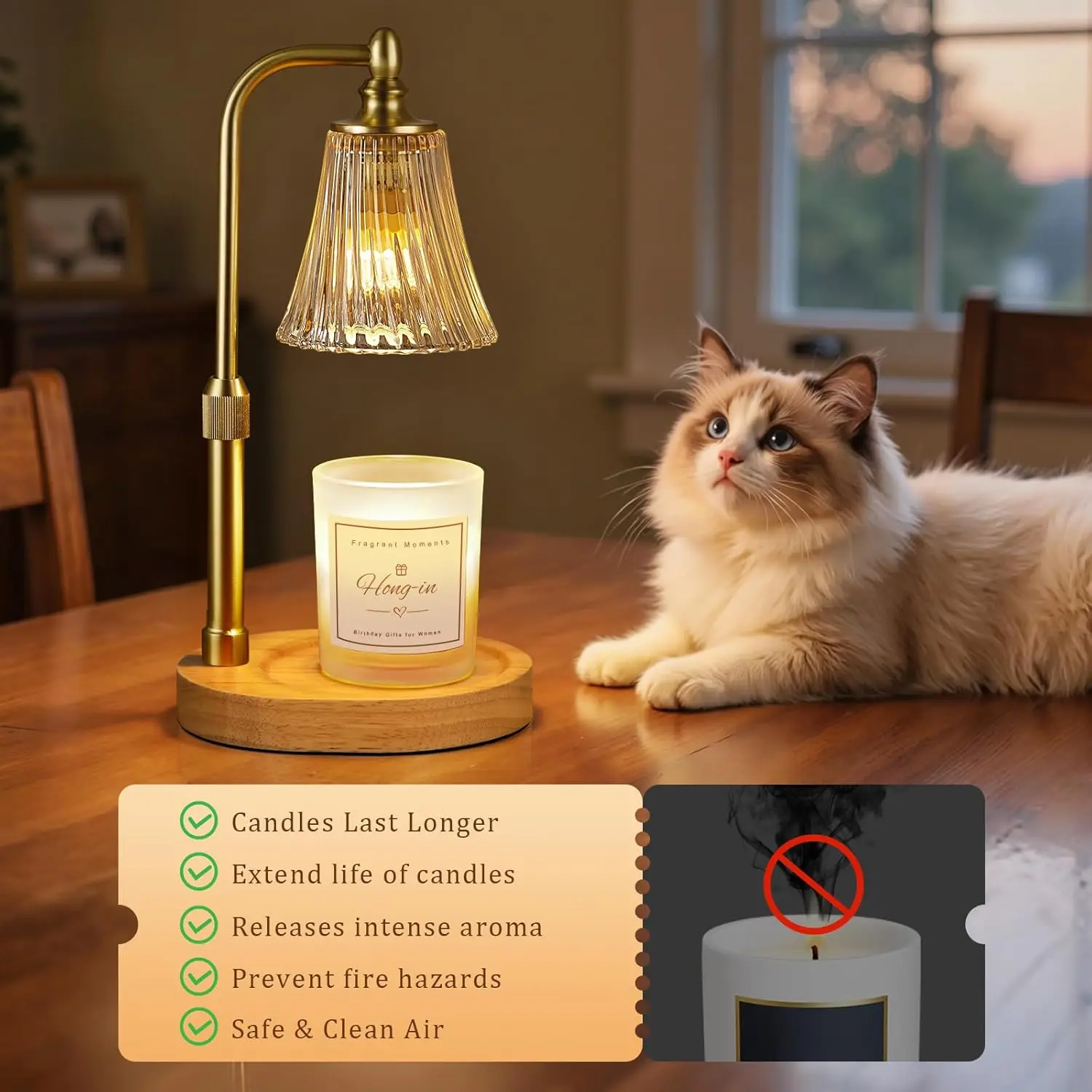 Timer Dimmable Candle Warmer L - Home Decor Free Images 리뷰 및 가격