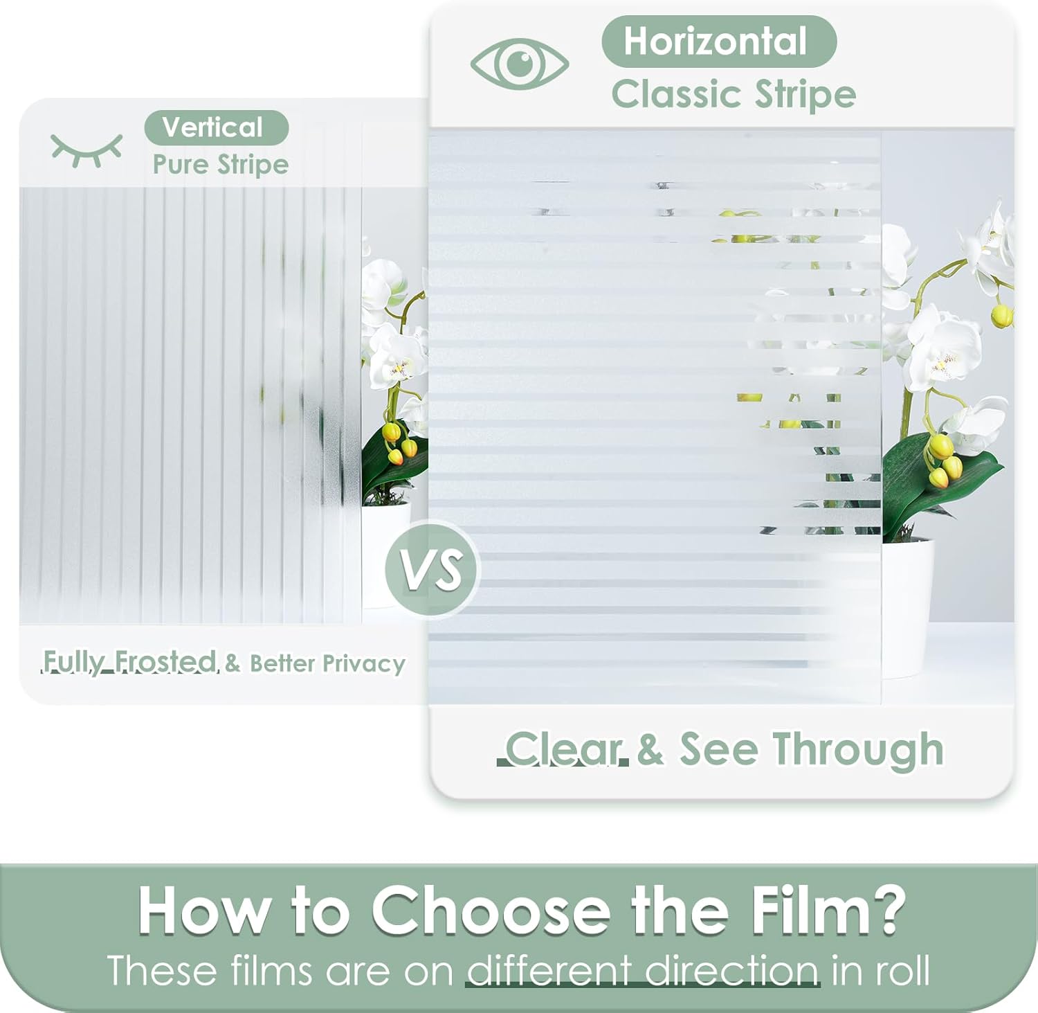 Frosted Stripe Window Privacy  - Home Decor You 리뷰 및 가격