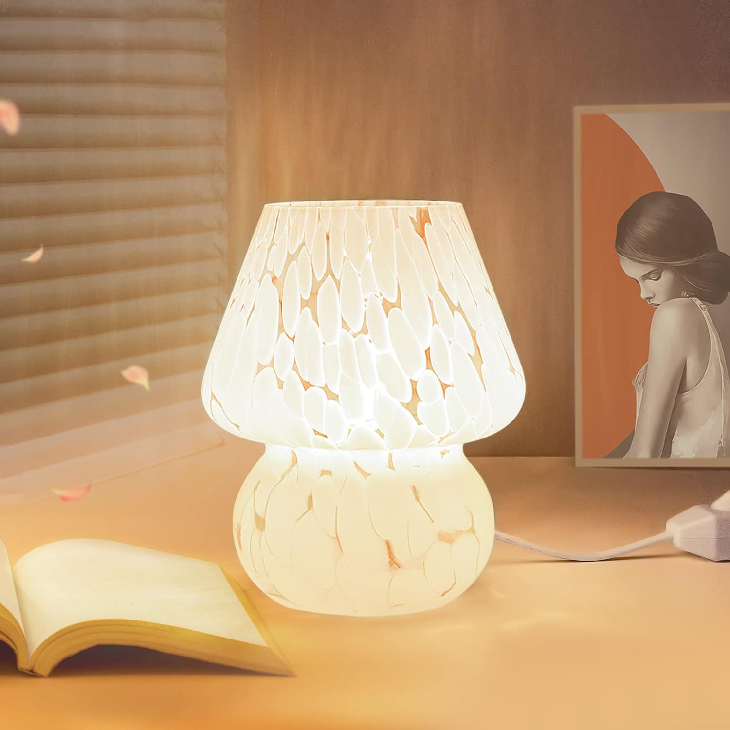 Cute Mushroom Lamp Set of 2, S - Home Decor Free Images 리뷰 및 가격
