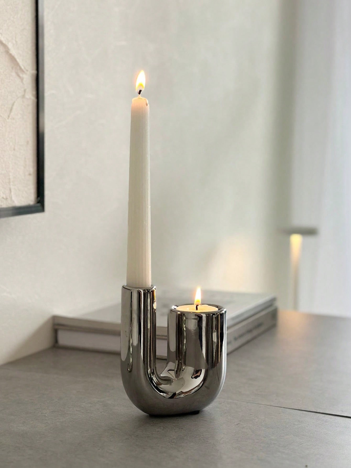 Luxury Silver Ceramic Candle H - Home Decor Luxury 리뷰 및 가격