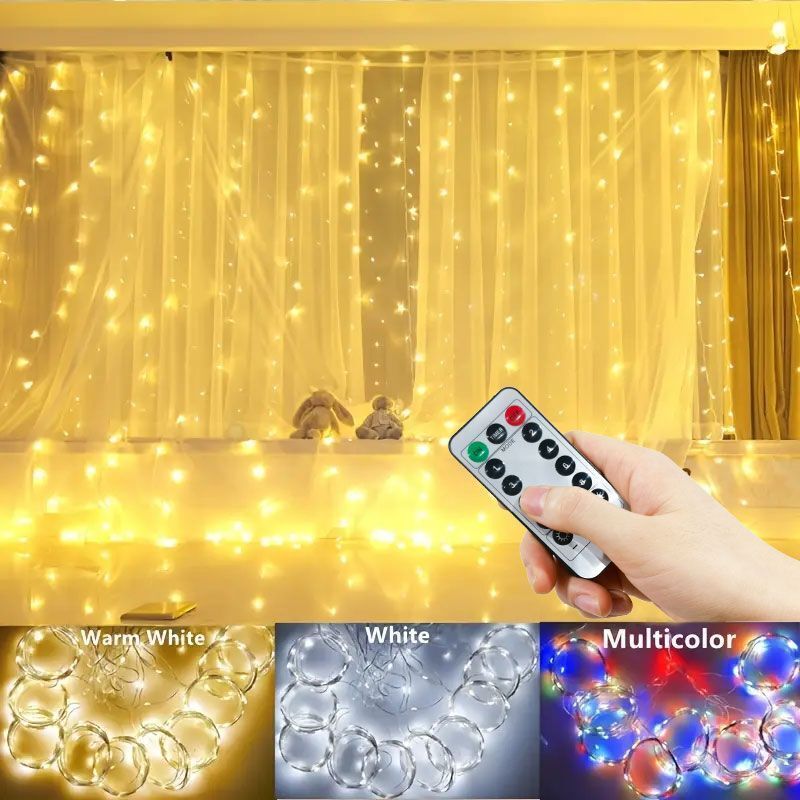 3/4/6m Curtain LED String Ligh - String Curtain Light 리뷰 및 가격