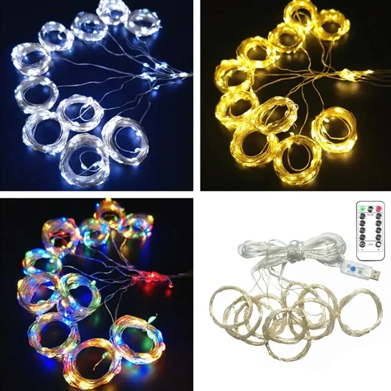 LED Garland Fairy Light Garden - String Curtain Light 리뷰 및 가격