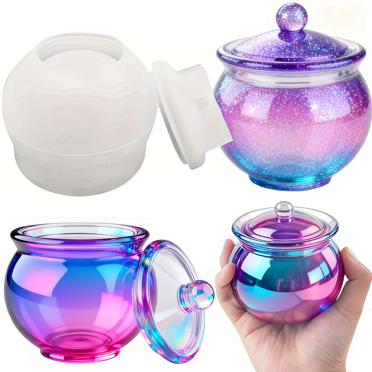 1 set of round resin can molds - Home Decor Manufacturers 리뷰 및 가격