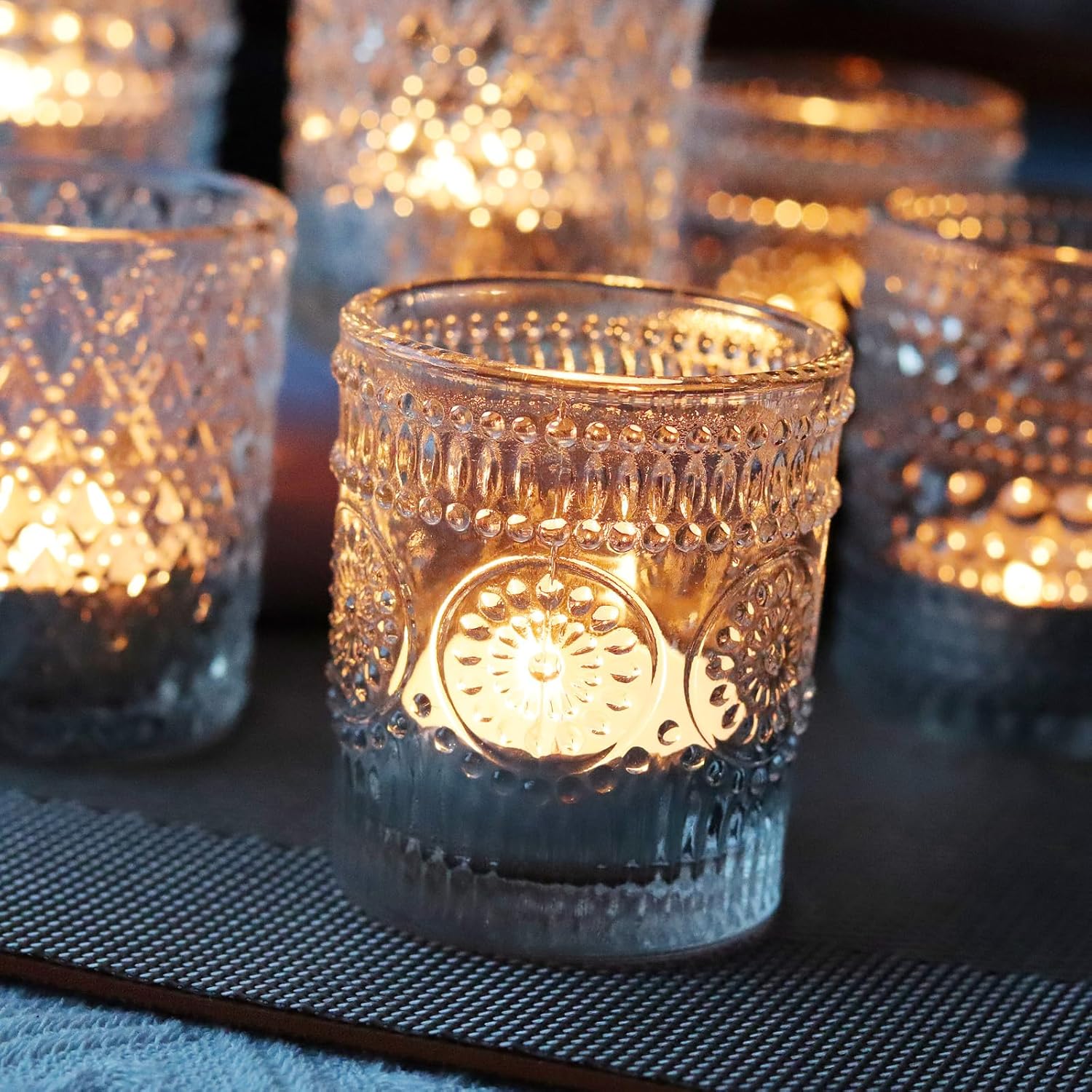 Clear Glass Votive Candle Hold - Home Decor Free Images 리뷰 및 가격